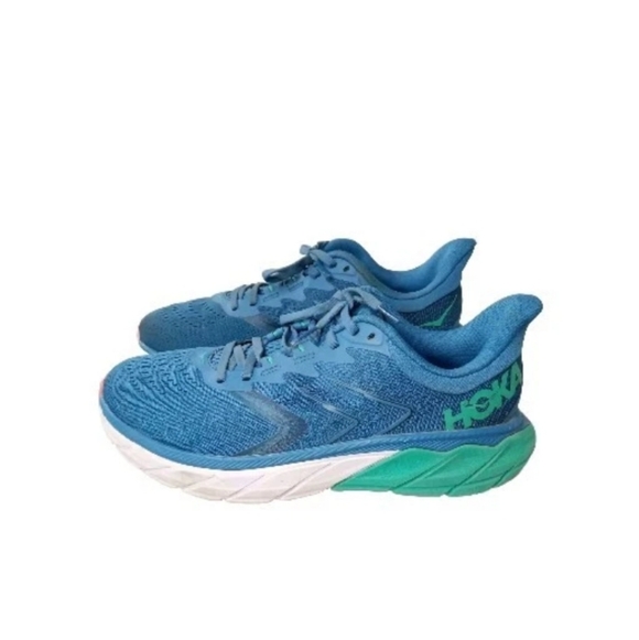 Hoka Arahi 5 Shoes Women's Size 9. 5 B Sneakers Blue - Picture 2 of 9